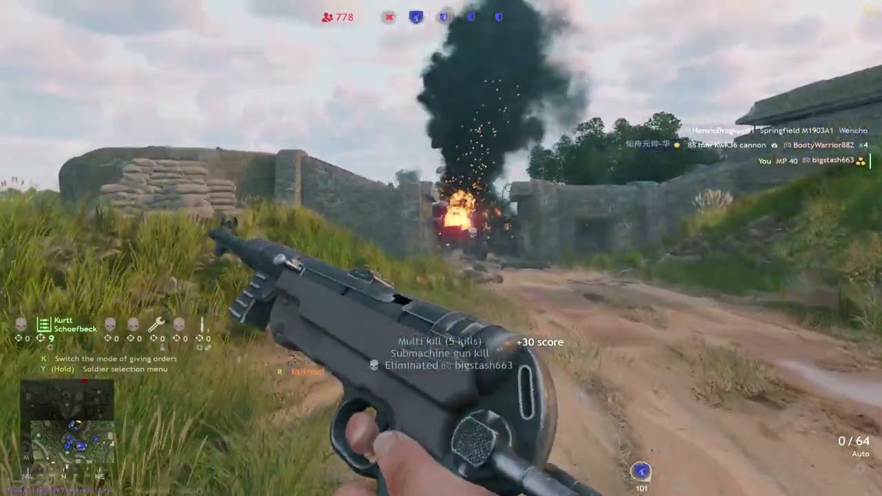 Let's Play Enlisted - D-Day (Invasion Of Normandy - Axis Forces)