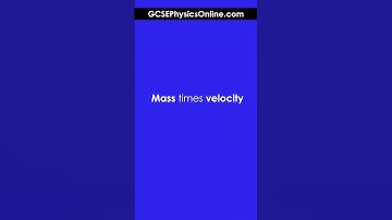 Momentum Definition - GCSE Physics