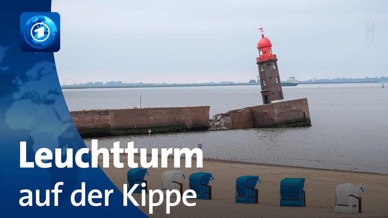 Bremerhaven: Abbau des schiefen Leuchtturms verzögert sich