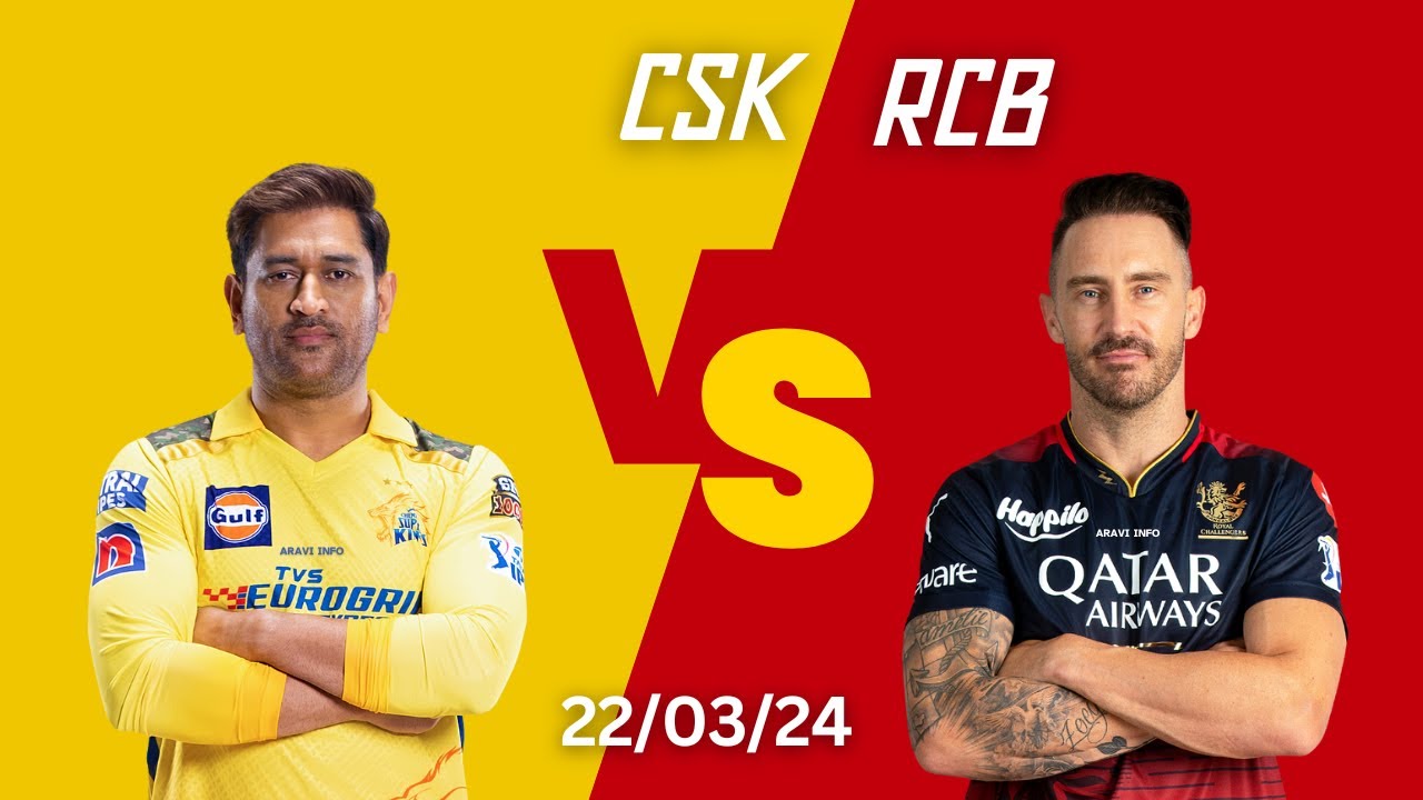 CSK vs RCB ( IPL 1st MATCH ) | TATA IPL 2024 | Dream11 Game Prediction | 22/03/24 | Aravi Info