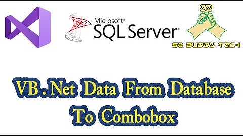 VB.Net Put Data from SQL Database To Combobox With Module
