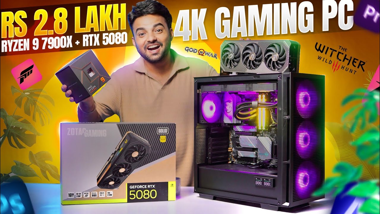 INSANE 4K Gaming with Ryzen 9 7900X and RTX 5080 - YouTube