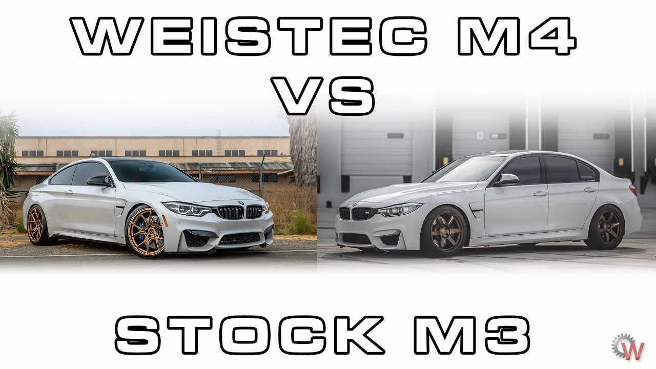 Stock M3 VS Weistec M4 Drag Race!
