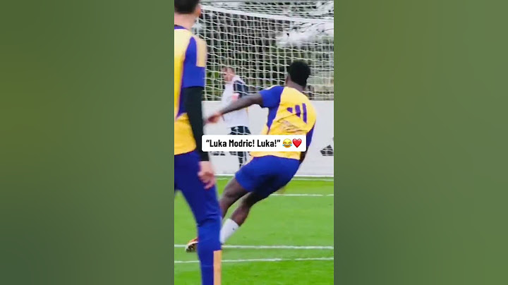 Vini Jr. credits Luka Modric after scoring a trivela goal 😂 (via @Real Madrid C.F./TT) #shorts