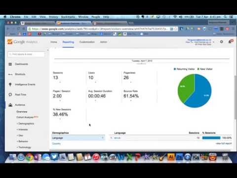 Setting a Date Range on Google Analytics