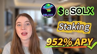 Earn 900% Apy Staking Solx Tested Made 500 In One Day The Most Stable Crypto Project