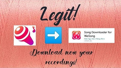 How to Download recordings from Wesing to Mp3??
