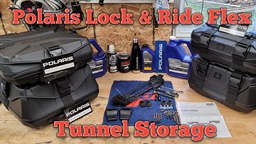 **NEW** Polaris Lock n Ride Flex Tunnel Storage - Review and Installation