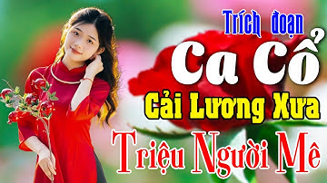 Vừa Nằm Vừa Nghe Ca Cổ Cải Lương TRIỆU NGƯỜI MÊ - Trích Đoạn Ca Cổ Ru Ngủ Trong Vòng Chưa Đầy 3 Phút
