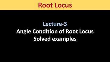 Numerical : Angle Condition of Root Locus