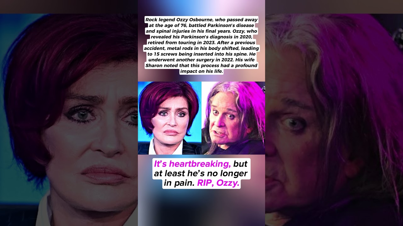 All of Ozzy Osbourne's health problems have come to light