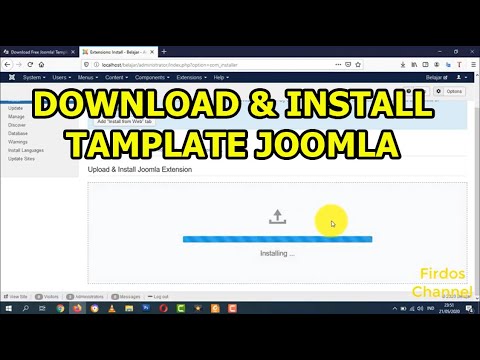 Video: Cara Membuat Templat Untuk Joomla