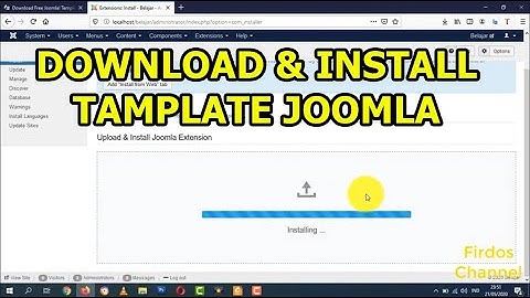 Cara Membuat Website Berbasis Joomla: DOWNLOAD DAN INSTALL TAMPLATE JOOMLA #03