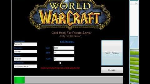 WoW Gold Hack for Private Server