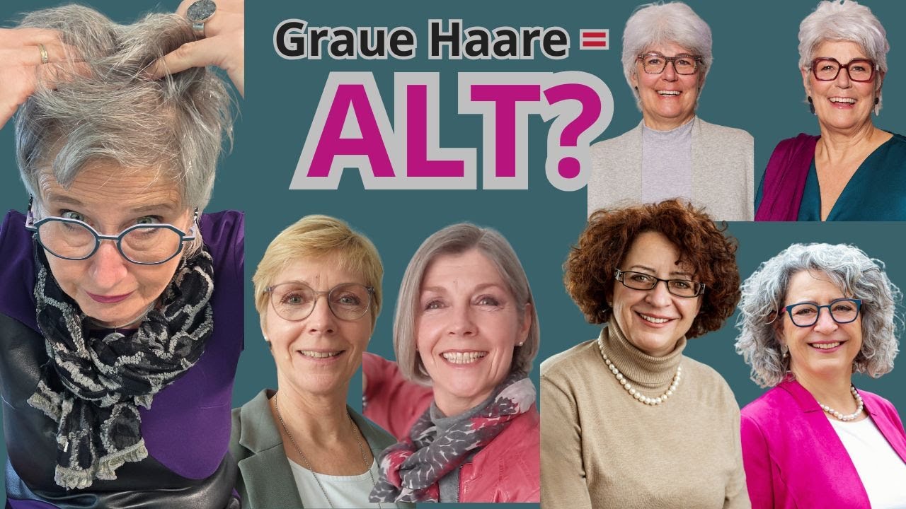 Aufgedeckt: Es sind nicht die grauen Haare die alt machen!
