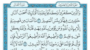 سورة التغابن ماهر المعيقلي