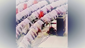 تلاوة نادرة للشيخ علي جابر رحمه الله من آخر سورة الحج / من صلاة القيام عام 1407 هجري