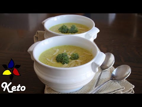 Keto Cream of Broccoli and Cheese Soup | Vegetarian Cream of Broccoli Soup | Keto Recipes
