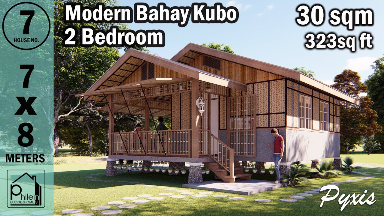 Two Bedroom Modern Bahay Kubo You