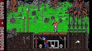 Monster Bash Part 1 © 1993 Apogee Software - PC DOS - Gameplay