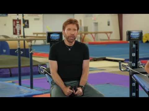 chuck norris using total gym