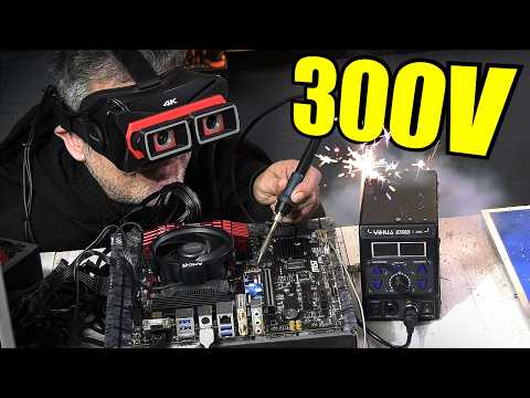 MEGA FAIL - Mando 300 Volt nel saldatore e ammazzo il computer - @Kaoslaleggenda @SurvivalHacking