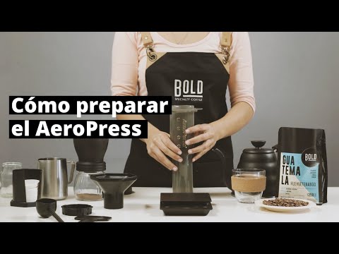 Bold Specialty Coffee - ¿Conocés la cafetera #AeroPress 🤔? Es un  dispositivo para preparar #café ☕ 👉🏽 Su nombre viene de la presión del  aire que empuja el café hacia abajo👇🏽 El