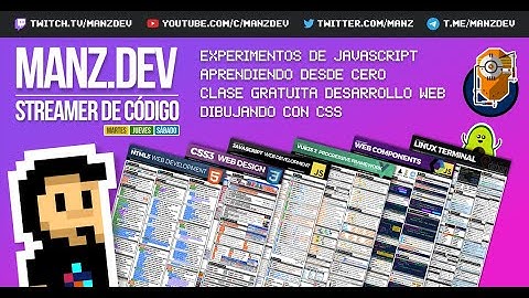 Trailer Enero 2022: Manz.dev, streamer de código HTML/CSS y programación Javascript