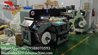 DABA Label High Speed Slitting Rewinding Machine With Pressure Roller And Friction Shaft#slitter