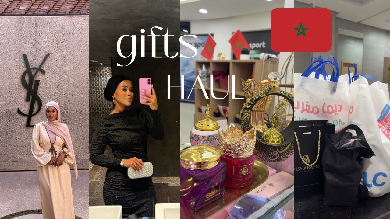 EVERTHING I BOUGHT FROM MOROCCO MARKET. GIFTS HAUL. WIXI AN HADIYAD AHAN U SO IBIYAY. AYANUBAAX🩷✨