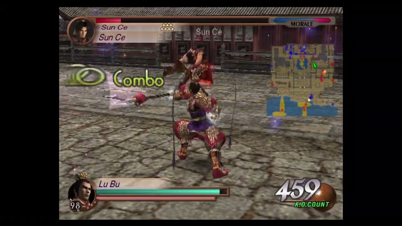 Dynasty Warriors 3: Xtreme Legends - Personal Lu Bu Combo (No any Lu Bu Players can do this but me)
