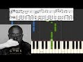 Tu reviendras - Maître Gims piano tutoriel (+ partition)