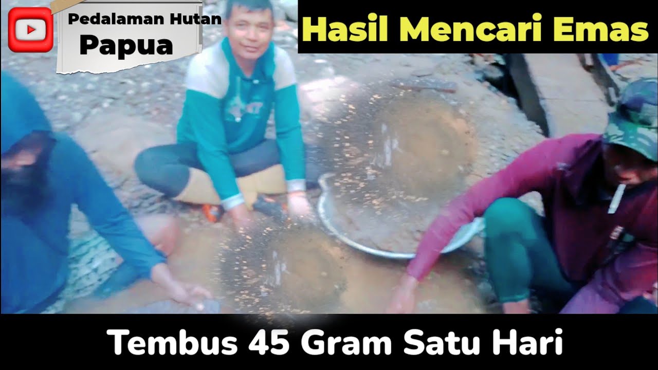 Tambang Emas Jayapura (Papua) Indonesia | Jayapura Gold Mining (Papua) Indonesia. 