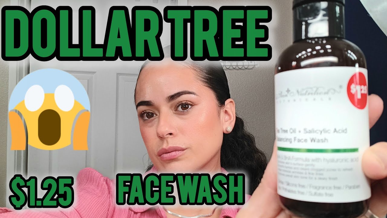 Обзор балансирующего средства для умывания лица Dollar Tree Skin Nutrition Botanicals с маслом ча...