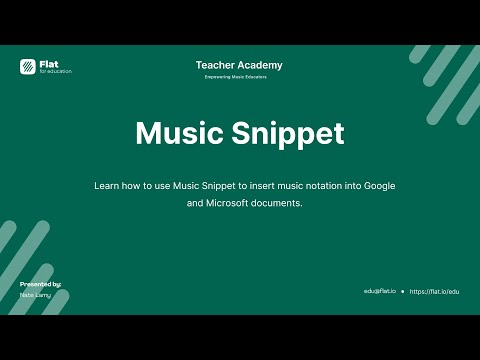 How to Use Music Snippet to Add Notation to Google Docs, Slides, Word and PowerPoint