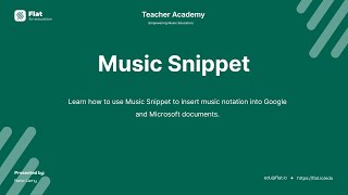 How to Use Music Snippet to Add Notation to Google Docs, Slides, Word and PowerPoint Wealth