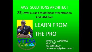 23 AWS CLI and MULTIFACTOR AUTHENTICATION
