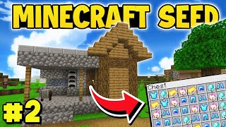 2 ENCHANTED Apples 🍎 & 20 DIAMONDS🤩 At Spawn || Best Seeds For Minecraft Pe 1.19+ [Hindi]