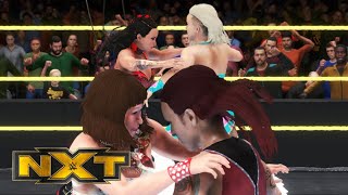 WWE 2K20 NXT MERCEDES MARTINEZ VS XIA LI VS FRANKY MONET VS SARRAY