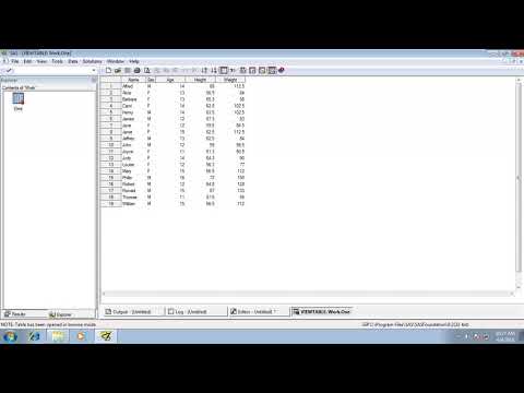 1 Introduction to SAS software