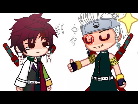 Tanjiro trying Hashira's outfits...|| Gacha club || meme || Kny