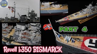 Revell 1:350 Bismarck - Part 4