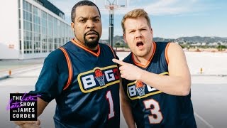 James Corden Dominates Ice Cube on the Basketball Court