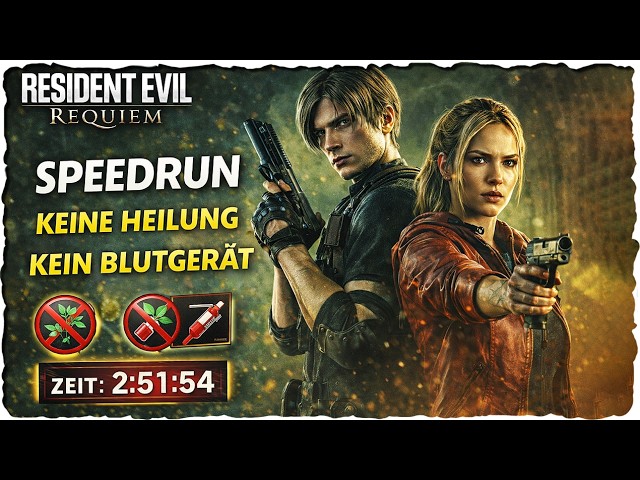 Resident Evil Requiem Speedrun [2:51:54] – OHNE Heilung & OHNE Blutentnahmegerät