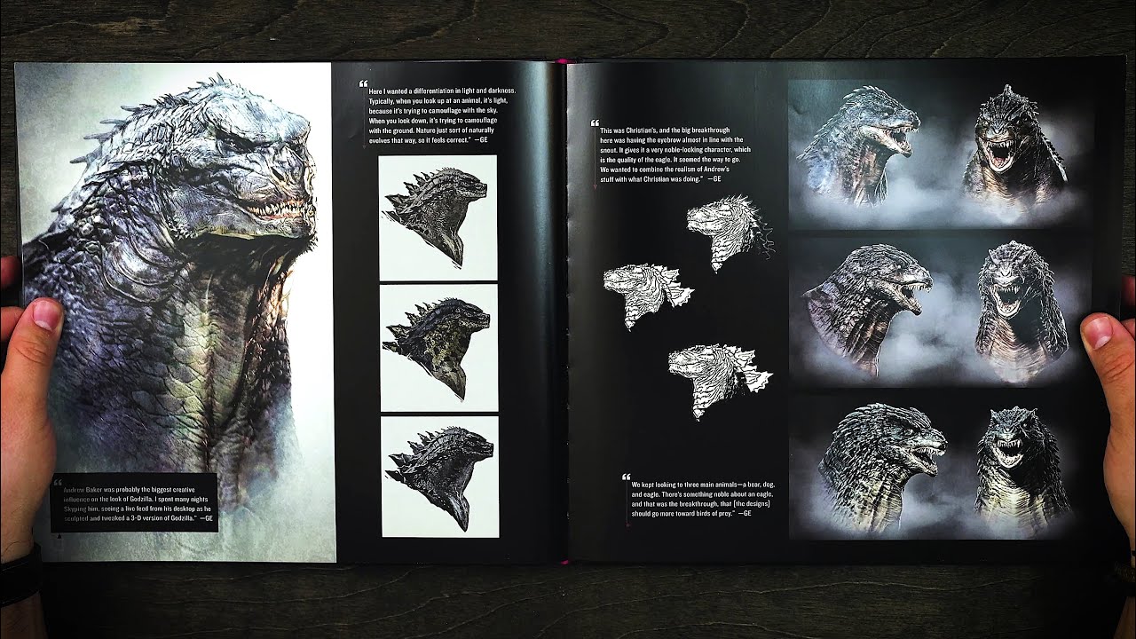 Artbook ASMR - Godzilla, the Art of Destruction - Flip Through