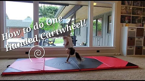 How to do a One Handed Cartwheel | 4 Easy Steps!!