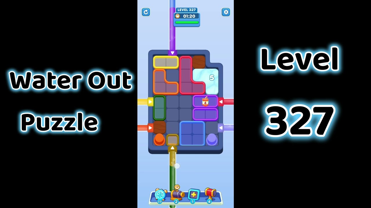 Water Out Puzzle Level 327 Walkthrough 💧 | Step-by-Step Solution | SolutionGuruji