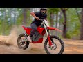 The World S Most Powerful Electric Dirt Bike 2023 Stark Varg ALPHA First Ride 