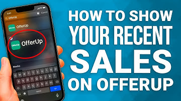 Zo toont u uw recente verkopen op OfferUp: Snelle verkopersgids!