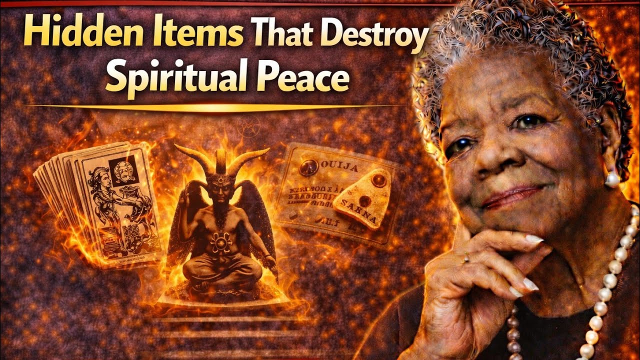 Hidden Items That Destroy Spiritual Peace | MAYA ANGELOU | Motivational Speech